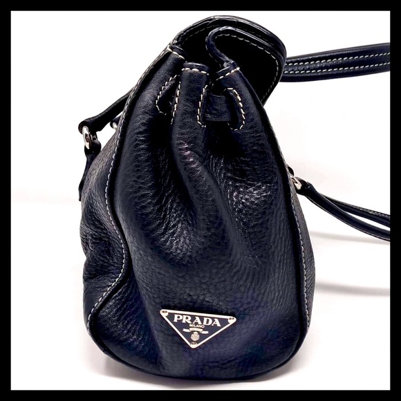 NEW! Prada Daino Calfskin Leather Handbag BR2375 - Picture 6 of 12